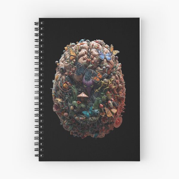 Item preview, Psychedelic Brain Garden – Trippy Nature Mind Art designed and sold by RebelDropAlternative.