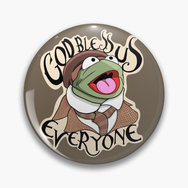 Item preview, Muppet Christmas Carol God Bless Us Tiny Tim Blue designed and sold by Jamie Collins.
