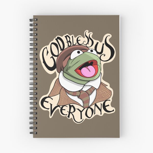 Item preview, Muppet Christmas Carol God Bless Us Tiny Tim Blue designed and sold by Jamie Collins.