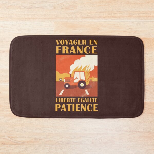 Item preview, Funny French Travel Poster Vintage Style designed and sold by AntiqueImages.