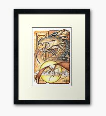 Crowned Dragon Framed Print