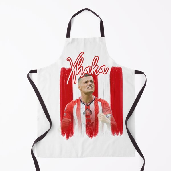 Item preview, Xhaka Sunderland Fan Art | Red & White Brush Stroke Football Design designed and sold by Pokah79.