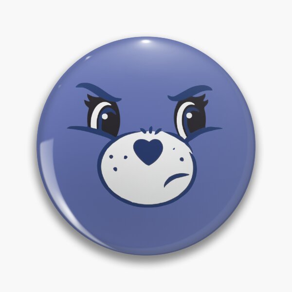 Item preview, Grumpy bear face designed and sold by Sleeping-mouse-.