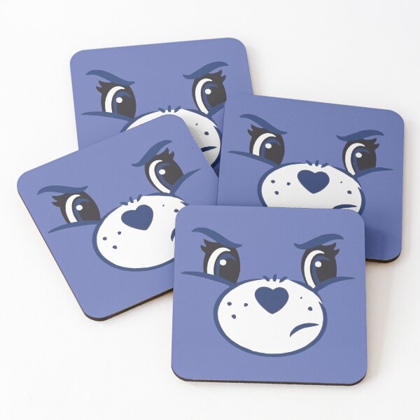Item preview, Grumpy bear face designed and sold by Sleeping-mouse-.
