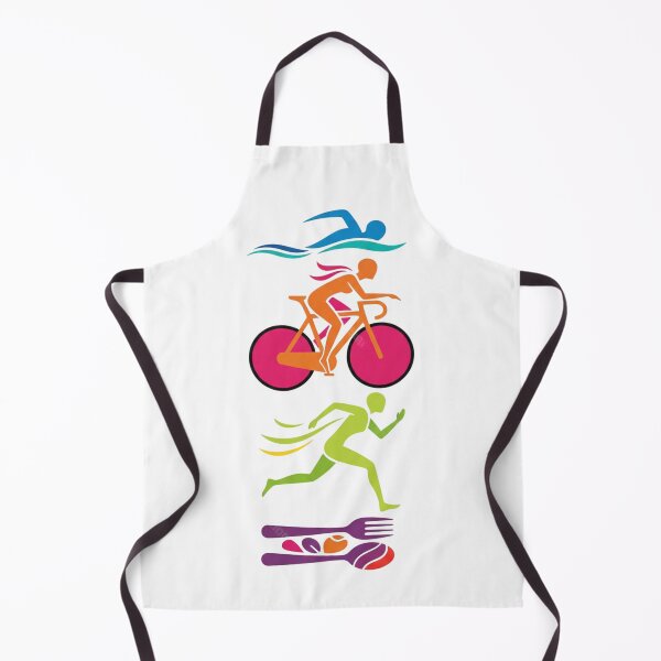 Item preview, Swim Bike Run Eat Triathlon designed and sold by LaurannaDesign.