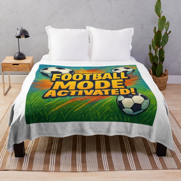 Item preview, Football Mode Activated Soccer Design designed and sold by Golazos.