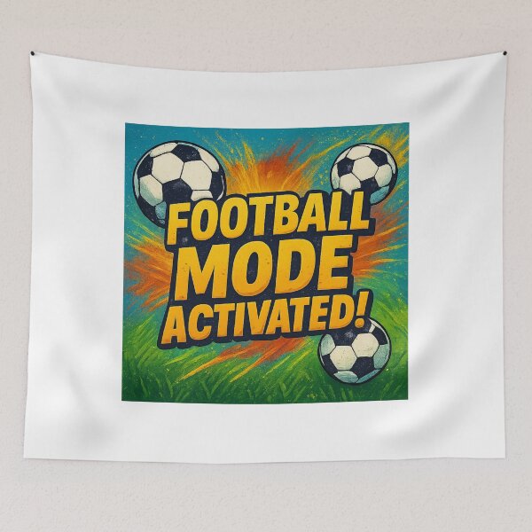 Item preview, Football Mode Activated Soccer Design designed and sold by Golazos.