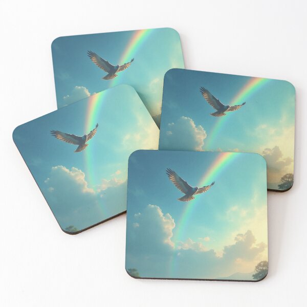 Item preview, Bird over colorful sky designed and sold by Creative Visualize.