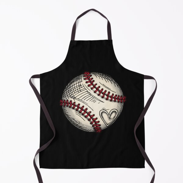 Aperçu de l'œuvre Illustration vintage d'un cœur de baseball créée et vendue par D-Signa.