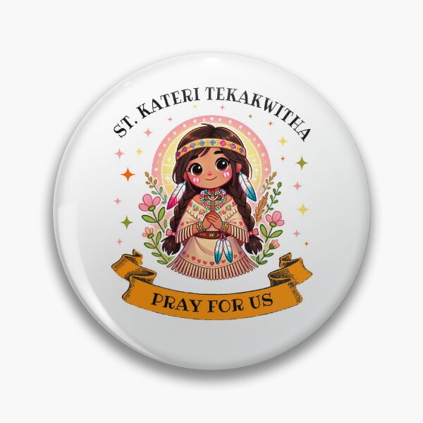 Item preview, St. Kateri Tekakwitha Catholic Saint Pray for Us for Kids designed and sold by NUMAcreations.