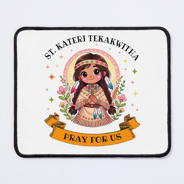 Item preview, St. Kateri Tekakwitha Catholic Saint Pray for Us for Kids designed and sold by NUMAcreations.