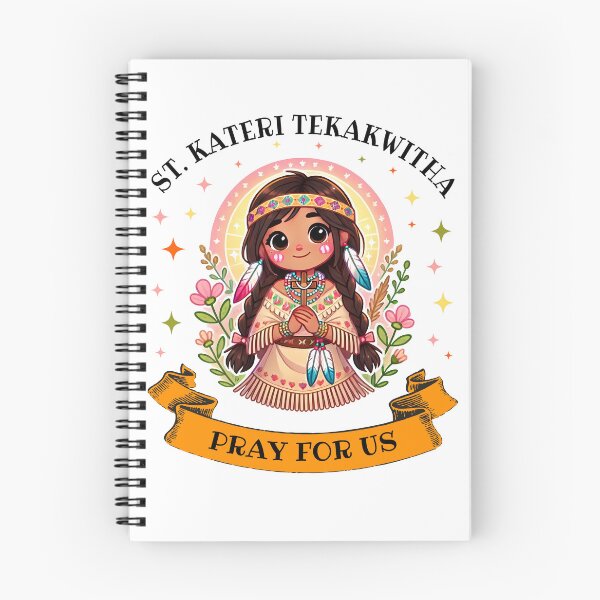 Item preview, St. Kateri Tekakwitha Catholic Saint Pray for Us for Kids designed and sold by NUMAcreations.