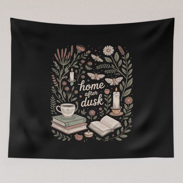 Item preview, Home After Dusk Dark Cottagecore Witchy designed and sold by MooonTees.