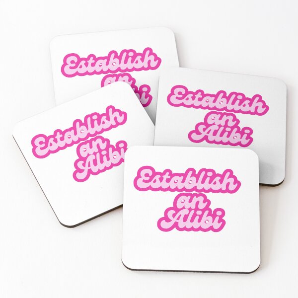 Item preview, Establish an Alibi designed and sold by KayBarbLux.