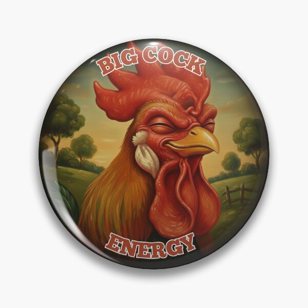 Item preview, Big Cock Energy – Bold Rooster Attitude Graphic designed and sold by Smashed-Ferret.