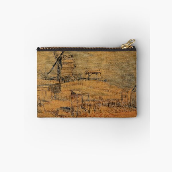 Item preview, Vincent Van Gogh - Gardens On Montmartre And The Blute-fin Windmill designed and sold by st1art.