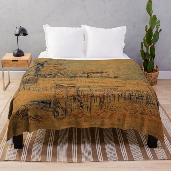 Item preview, Vincent Van Gogh - Gardens On Montmartre And The Blute-fin Windmill designed and sold by st1art.