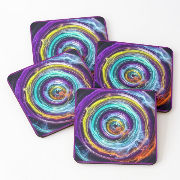 Item preview, Bright and Colorful Concentric Rings designed and sold by Tridentulus.