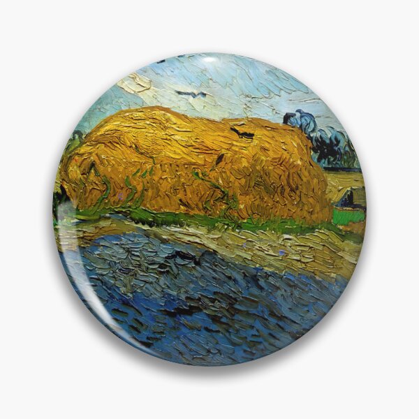 Item preview, Vincent Van Gogh - Haystack Under A Rainy Sky designed and sold by st1art.