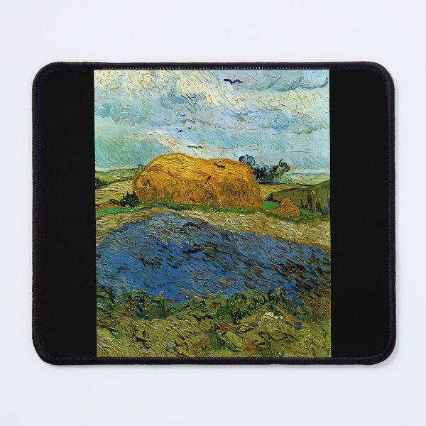 Item preview, Vincent Van Gogh - Haystack Under A Rainy Sky designed and sold by st1art.