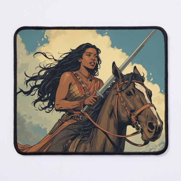 Item preview, Woman and Horse – Vintage Spirit designed and sold by byafrilaence.
