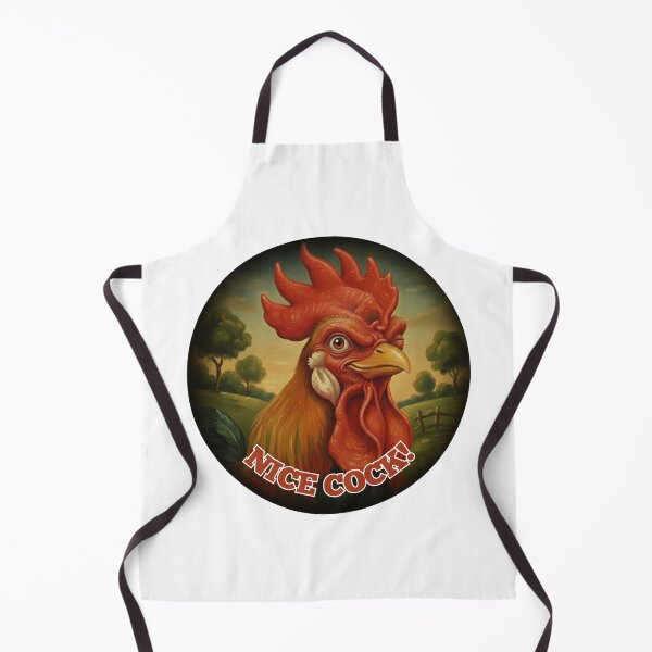 Item preview, Nice Cock! – Cheeky Rooster Pun Illustration designed and sold by Smashed-Ferret.