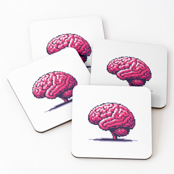 Item preview, Retro Pixel Art Brain designed and sold by JonyDG.