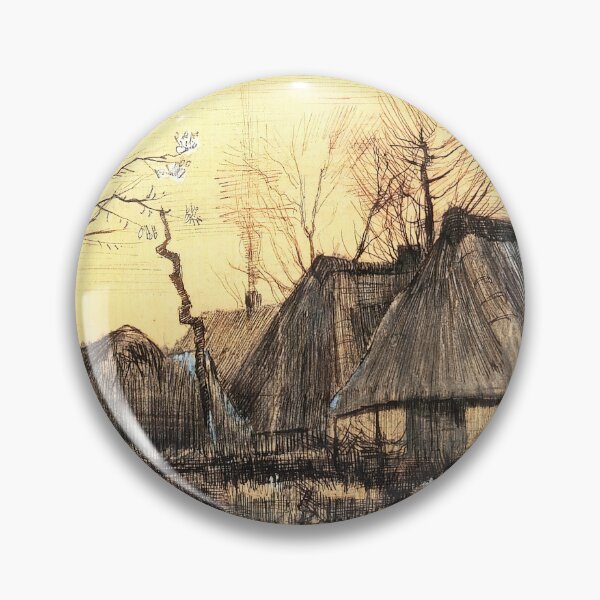 Item preview, Vincent Van Gogh - Houses With Thatched Roofs designed and sold by st1art.