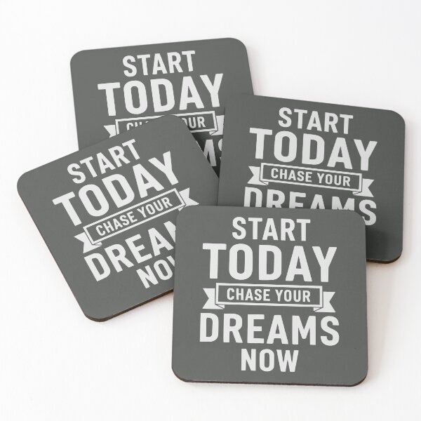 Item preview, Start Today Chase Your Dreams Now Motivation designed and sold by WAMTEES.