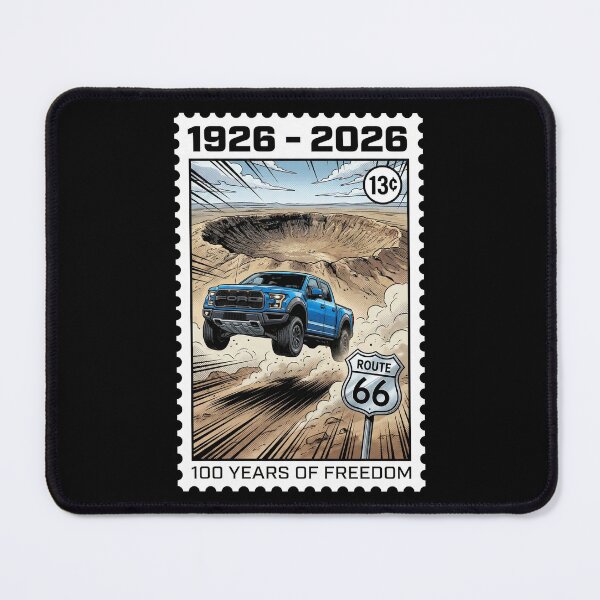 Item preview, Route 66 Centennial Crater Jump: 100th Anniversary 1926-2026 Blue Truck designed and sold by G350.