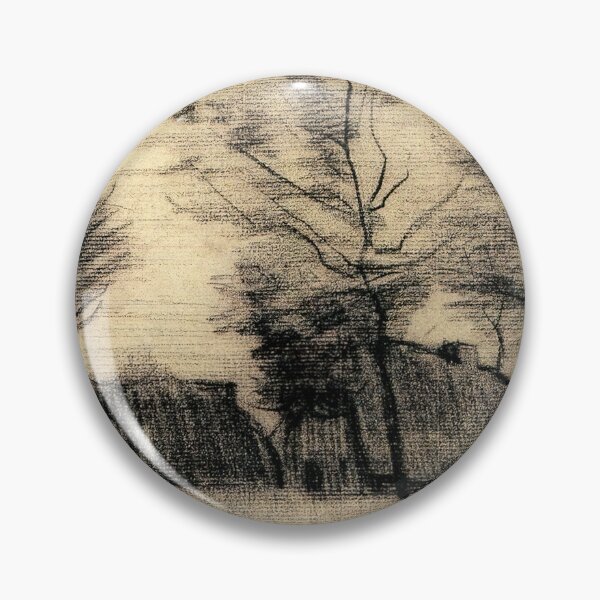 Item preview, Vincent Van Gogh - Landscape With Cottages And A Mill designed and sold by st1art.