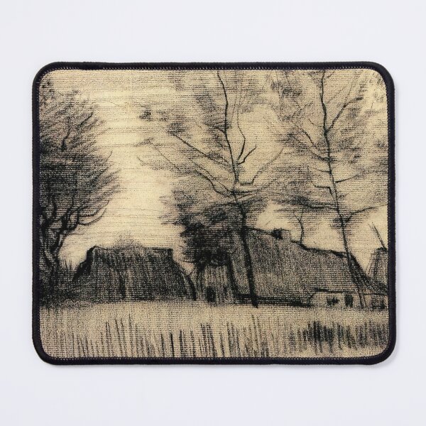 Item preview, Vincent Van Gogh - Landscape With Cottages And A Mill designed and sold by st1art.