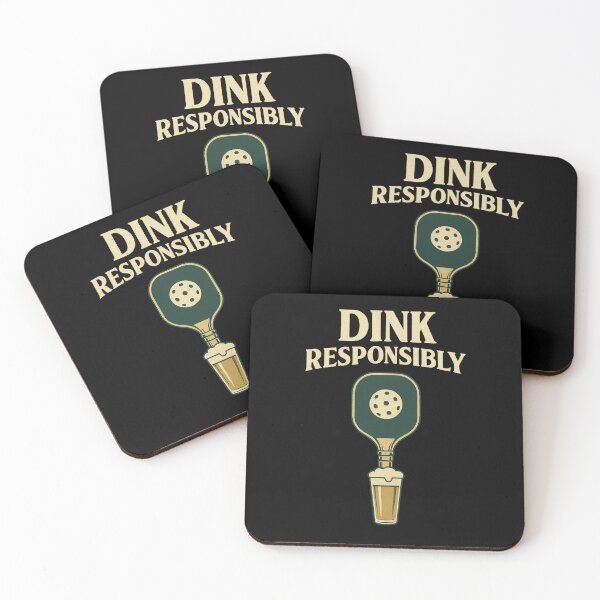 Item preview, Dink Responsibly Funny Pickleball Beer Paddle  designed and sold by The Junto Shop.