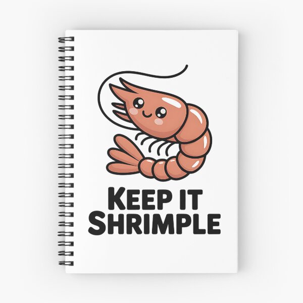 Item preview, Keep it Shrimple Kawaii Shrimp designed and sold by Gee-Na.