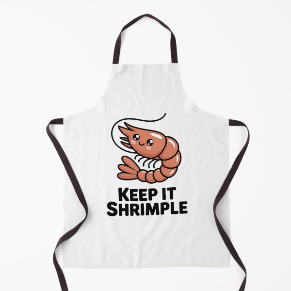 Item preview, Keep it Shrimple Kawaii Shrimp designed and sold by Gee-Na.