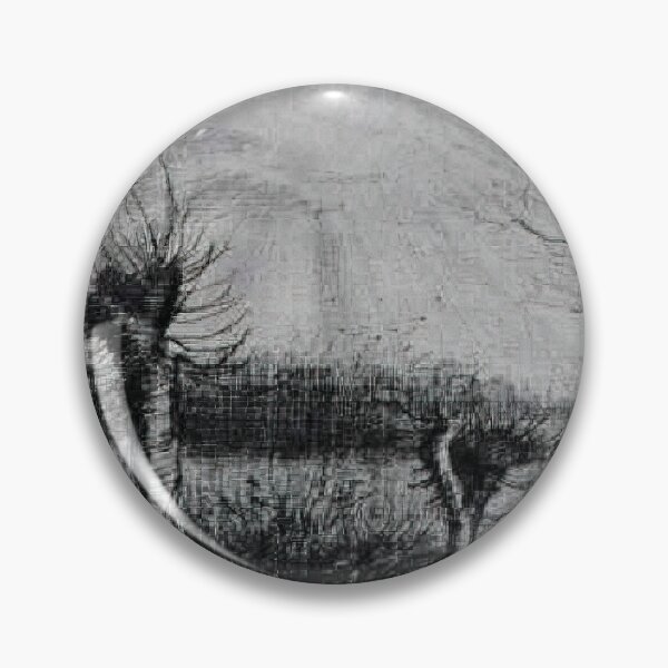 Item preview, Vincent Van Gogh - Landscape With Willows And Sun Shining Through The Clouds designed and sold by st1art.