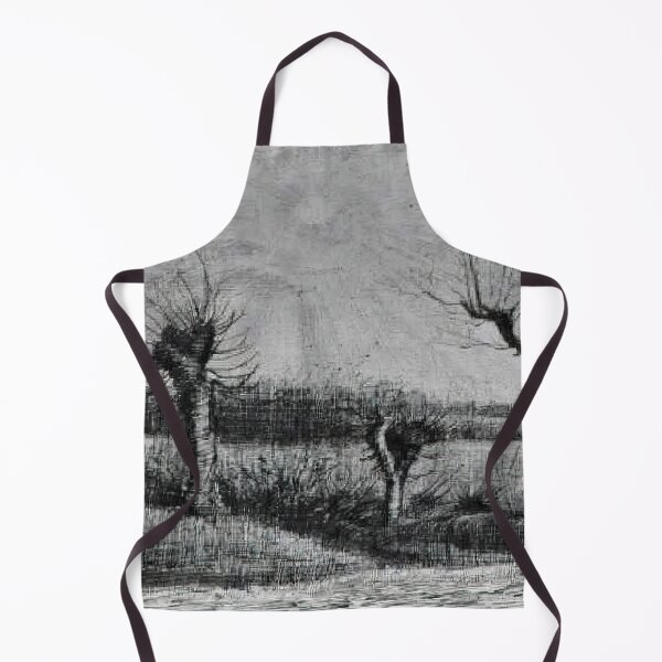 Item preview, Vincent Van Gogh - Landscape With Willows And Sun Shining Through The Clouds designed and sold by st1art.