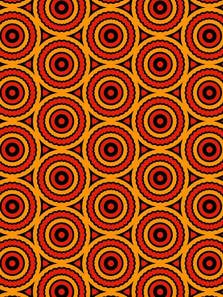 Aperçu 5 sur 5. Robe trapèze avec l'œuvre Golden Solar Lattice | Radiant Symmetrical Geometric Sun Mandala créée et vendue par Rucku.