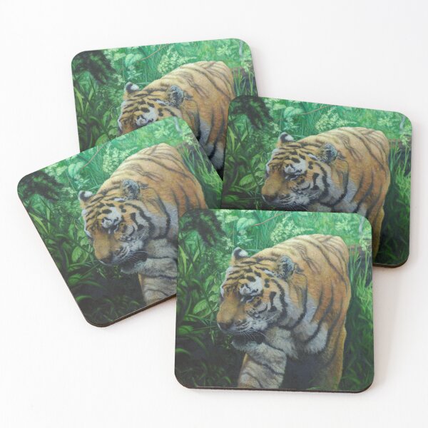 Item preview, Party Crasher: Portrait of a Bengal Tiger designed and sold by jfkieckhefer.