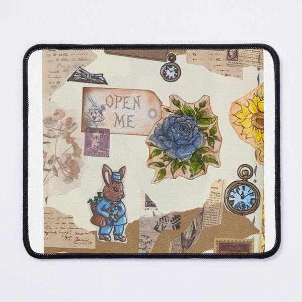 Item preview, scrapbooking art bunny postman vintage 1 half designed and sold by ReikahVe.