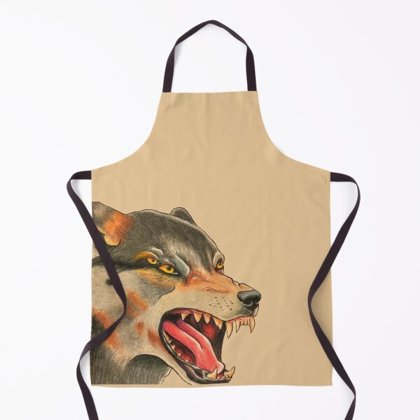 Item preview, Wolf portrait (no border) designed and sold by AnubisAltarArt.