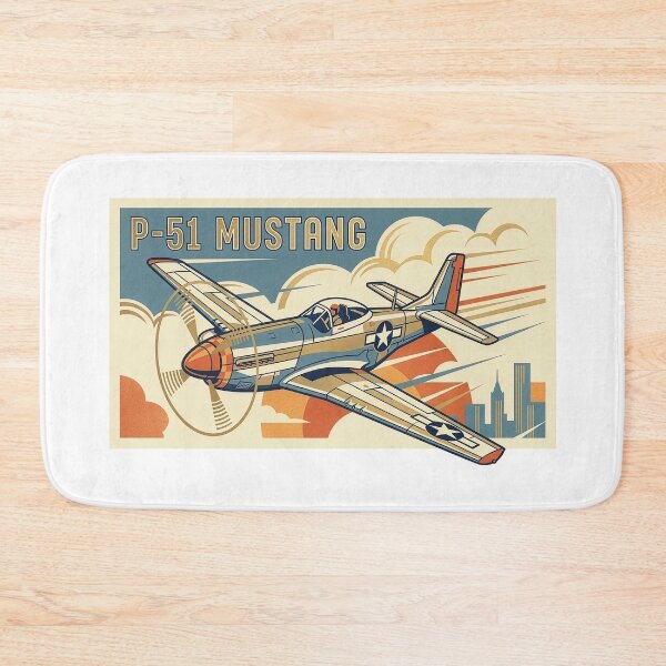 Item preview, P-51 Mustang Fighter Plane designed and sold by Futurebeachbum.
