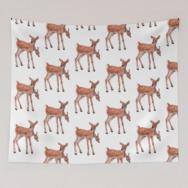 Item preview, Two-headed white-tailed deer fawn designed and sold by notartsaccount.