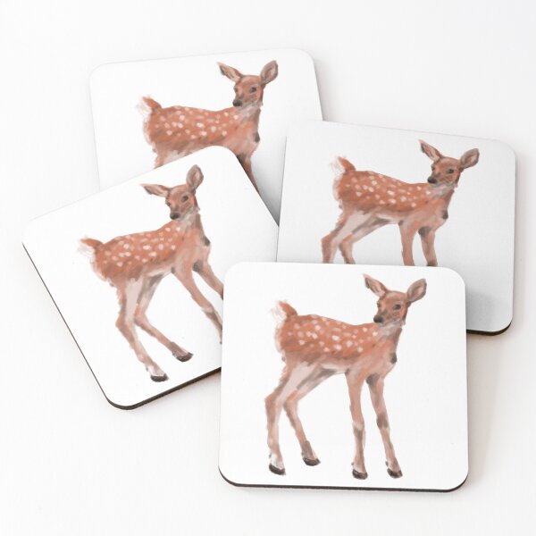 Item preview, Cute white-tailed deer fawn designed and sold by notartsaccount.