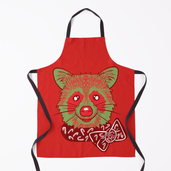 Item preview, Christmas Raccoon With red background designed and sold by missmann.