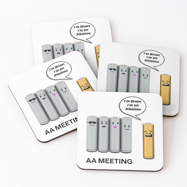 Item preview, AA Meeting, funny image designed and sold by CEastwoodPhotos.