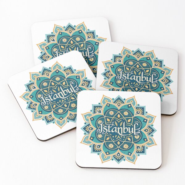 Item preview, Istanbul Vintage Turkish Tile Mandala Design  designed and sold by asliberry.