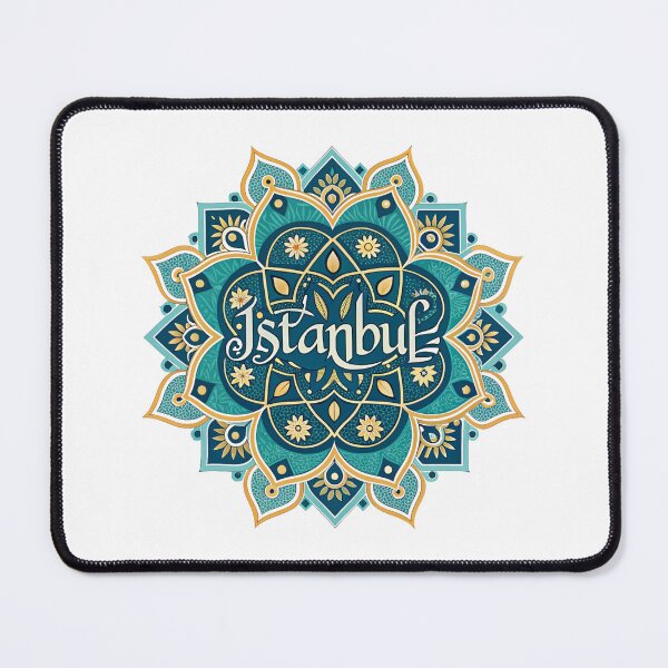 Item preview, Istanbul Vintage Turkish Tile Mandala Design designed and sold by asliberry.