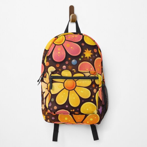 Item preview, Retro Bloom Floral Cosmic Groove Pattern designed and sold by ArtComixHaven.