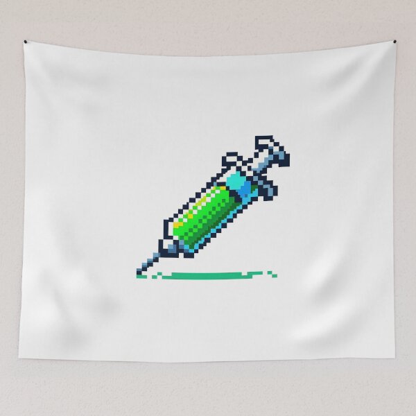 Item preview, 8-Bit Vaccine Syringe designed and sold by JonyDG.
